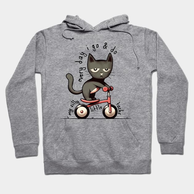 Funny cat Hoodie by MasutaroOracle